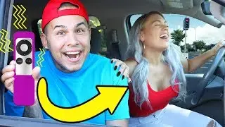 VIBRATING PRANK ON GIRLFRIEND... (cute reaction)