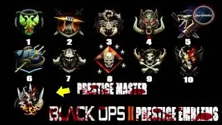 Black Ops 2 : Prestige Emblems ("Official Black Ops 2 Prestige Emblems" + "Prestige Master")