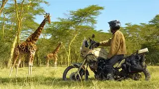 Solo Moto Adventure Bike Wild Camping in Africa