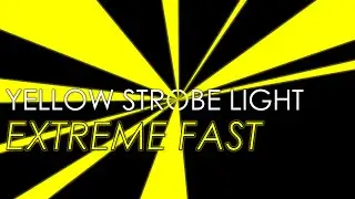 FAST💨 Yellow Strobe Light [1 HOUR] ⚠️ EPILEPSY WARNING