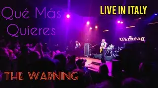 THE WARNING - Qué Más Quieres - Milan, Italy 🇮🇹 - 4/11/24 #livemusic #italy #tour #fyp  #martintw