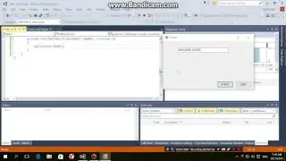 C# Create Button - Exit