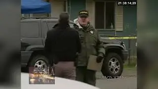 Дом серийного убийцы Гэри Риджуэя (Убийцы с зелёной реки), 2001 год. Обыск и раскопки у дома.