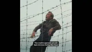 How the Entire Cast and Crew Contributed to the Barbed Wire in The Great Escape - #shorts #short