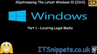 Slipstream Windows 10 21H1 To A Custom ISO - Part 1 - Get Install Media [4K] (@youtube,@ytcreators)