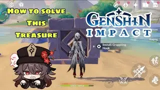 how to solve this treasure in Genshin impact @chellan_vlogs