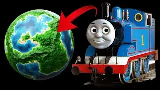 Thomas the train engine on Google Earth 🌍 and Google maps 