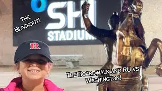 First College Football Game Ever! Rutgers University Blackout vs Washington