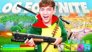 Meine ERSTE RUNDE in OG FORTNITE! 😱😯
