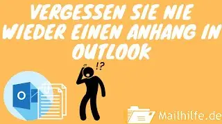❌Vergessen Sie keinen Anhang mehr in Outlook mit Attachment forget 📎📧🚫✔️#outlook #attachment