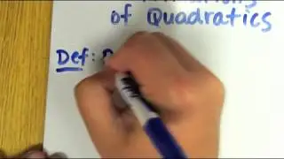 Transformations of Quadratics