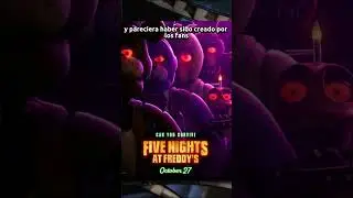 Por esta razón a nadie le gusto el poster de Five Night At Freddys (2023) 