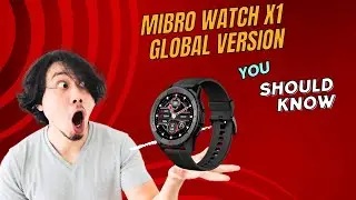 Mibro Watch X1 Global Version 350mAh Battery 1.3Inch AMOLED Screen smartwatch for men and women