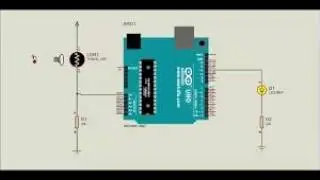 Arduino LDR Sensor in Proteus | Automatic Light Control with Arduino