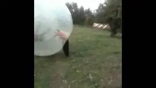 Катание на зорбе в Крылатском