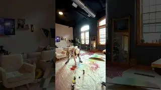 He destroyed his apartment to make THIS!? 😅🏳️‍🌈 #PrideMonth #diy