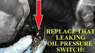 How To Replace a Bad oil Pressure Switch! 92 Chevy S10 2.8v6