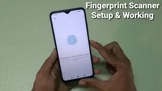 Redmi 9 Power Fingerprint Scanner Setup & Working