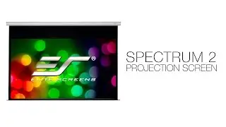 ✅ Elite Screens Spectrum 2 Series Electric Projection Screen Video