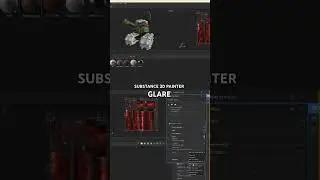 Substance 3D Painter - l'effetto Glare
