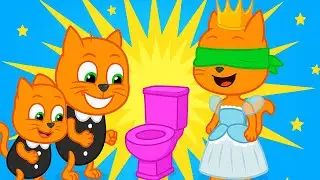 Kedi Ailesi | Prenses Için Pembe Elbise | Çocuklar için Çizgi Film