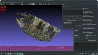 Rectification of a textured mesh with Open Source software