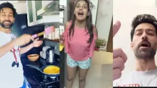 Ishqbaaaz Couple Nakuul Mehta-Surbhi Chandna Masti During Lockdown