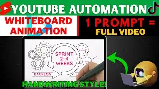 Create Whiteboard Handwriting Animation Videos Using AI with Just 1 Prompt