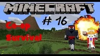 Minecraft Xbox 360 Edition: Split screen Co-op Survival Gameplay Part 16