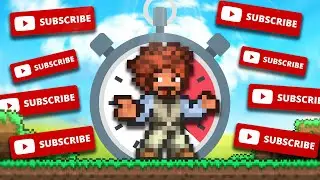 Playing terraria for 1 second per sub until i beat the game (47 subs)