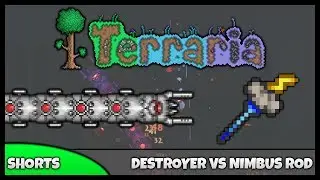 Terraria 1.2 || Boss Battles - The Destroyer VS Nimbus Rod