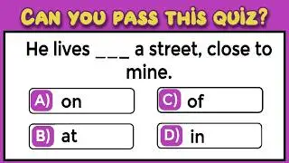 Mixed English Grammar Quiz #challenge