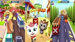 Talking Tom Gold Run: The Wild West Event! Walkthrough