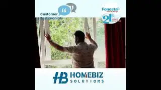 #fenestawindows  #fenestacustomerfeedback Customer Speaks about Fenesta windows @HomebizSolutions