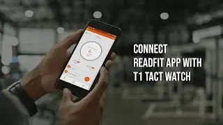 Connect ReadFit App with T1 Tact Watch Midnight Diamond | Track all activities steps, calories etc