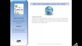 Vidéo n°7 - Les protocoles et services d'un réseau informatique