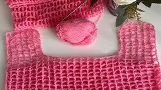 Пляжная сеточка крючком, 2 часть