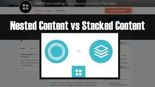 Umbraco Nested Content vs Stacked Content