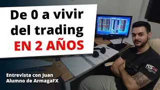 Entrevista con Juan S. 🎤 Como consiguió una cuenta fondeada con oneup y después VIVIR DEL TRADING
