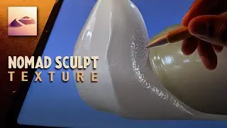 How to add texture in Nomad Sculpt. Quick Tutorial