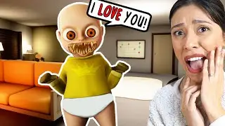 Babysitting an EVIL BABY! (THE BABY IN YELLOW)