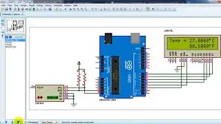 Interfacing Arduino with 1602 LCD and DS1631 temperature sensor