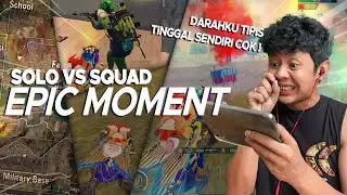 EPIC MOMENT TERNYATA SULTAN INI SOLO VS SQUAD AUTO RATAIN ORANG - Pubg Mobile Indonesia