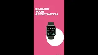 How to Cover to Mute your Apple Watch! #shorts #applewatch #apple
