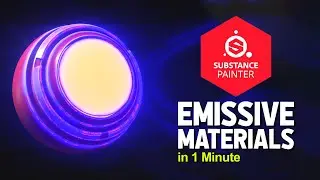 Make Emissive Materials | Adobe Substance 3D Painter | Quick Tutorials