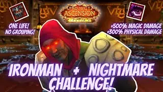 NO MORE FUN AND GAMES... | HARDCORE WORLD OF WARCRAFT WITH RANDOM ABILITIES! | Project Ascension