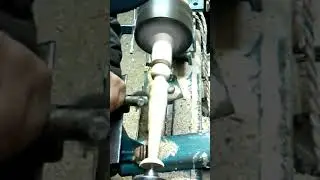 Изготовление конусной массажной палки при помощи зубчатого ролика.