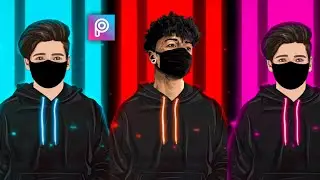 PicsArt Portrait Cartoon Photo Editing Tutorial || PicsArt New Portrait Cartoon Photo Editing