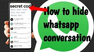 How to hide whatsapp conversation @AndroidTipsandTrick-pz1bh