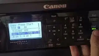 CANON MF241D ADHAR ID PRINTING AND SETTINGS 2 SIDE